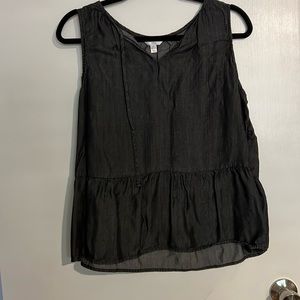 ‼️Time & Tru black tank